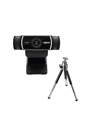 Logıtech 960-001088, C922, Pro Strem 1080p/30 Fps, Otomatik Işık Düzeltimi, Dahili Çift Mikrofonlu,