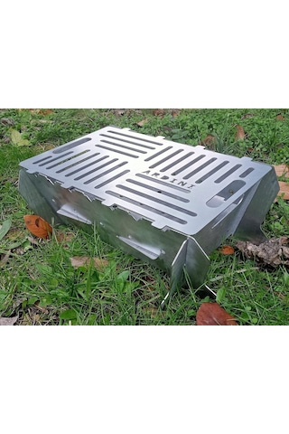 Portatif Pratik Katlanabilir Mangal 41x25 Cm Çok Renkli