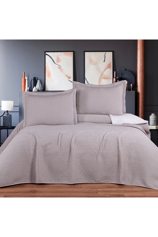 Schafer Home Basic Çift Kişilik Yatak Örtüsü Seti-bej