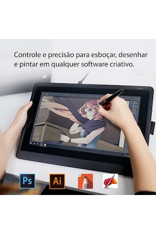 Wacom Cintiq 16 DTK-1660 K0A 13.6 x 7.6" Grafik Tablet