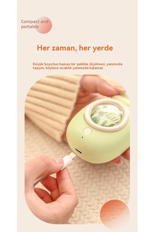 Eternal Luck Biberonlar İçin Şarj Edilebilir El Isıtıcısı Beyaz