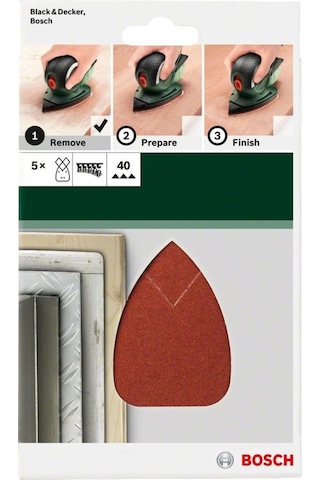 Bosch Psm Zımpara Kağıdı 5'Li 95 X 135Mm 40 Kum 2609256A68