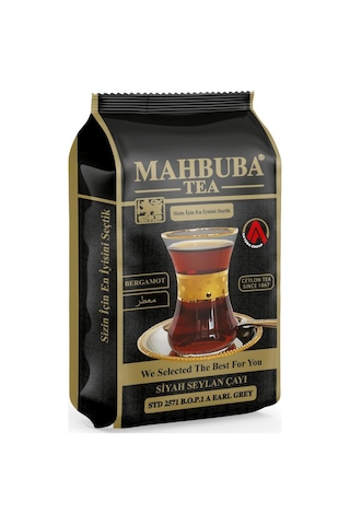 Mahbuba STD 2571 Earl Grey Bergamot Aromalı Ceylon Seylan Siyah Çay 200 G Mahbuba STD 2571 Earl Grey Bergamot Aromalı Ceylon Seylan Siyah Çay 200 G