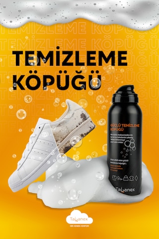 Tabanex Güçlü Temizleme Köpüğü Seti Beyaz