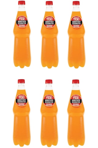Uludağ Efsane Gazozu Portakallı 1 Lt X 6 Adet