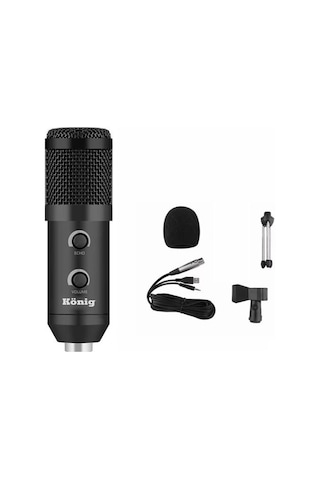 König K-Cm 300 Usb Ekolu Condenser Mikrofon