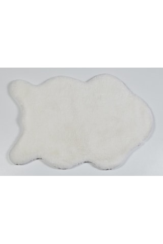 Hoom Rugs Rabbit Fur Pearl White Dekoratif Suni Post