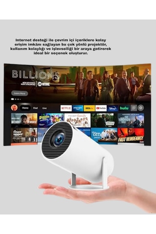 2.4g - 346 - Kablosuz Destekli Oyun Ve Film Projeksiyonu Ev - Shopgpt - Kullanımı İçin