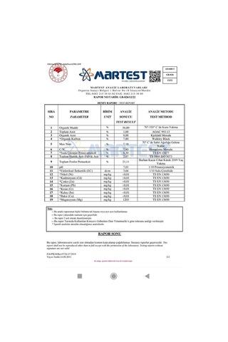 Solucan Gübresi 25 Kg Bakanlık Onaylı
