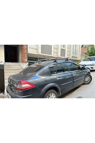 Renault Megane 2 Sedan 2003-2008 Oluksuz Tip Port Bagaj Tavan Çıtası Ara Atkı Kapıdan Sıkıştırmalı