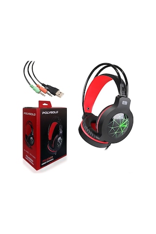 Owwotech Polygold OW-6920 Mikrofonlu Kulak Üstü Oyuncu Kulaklığı