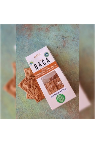 Baca Organik Organik Karabuğdaylı vegan Yaprak Galeta 55 G