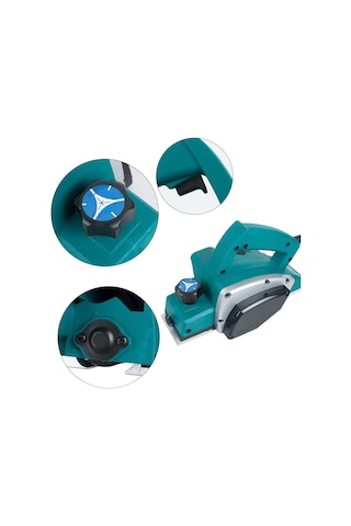 Staxx Metal Dişli 3000 W Çift Bıçak Planya Makinası 82Mm + Bıçak