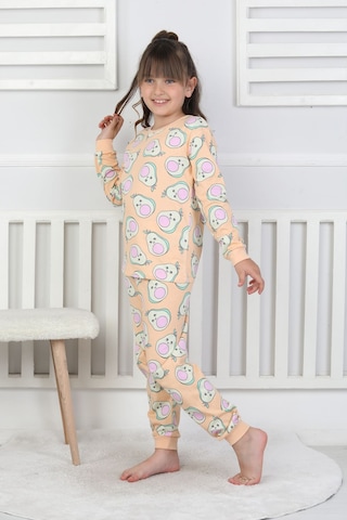 Cute Avocado Desenli Kız Çocuk Pijama Takımı SOMON