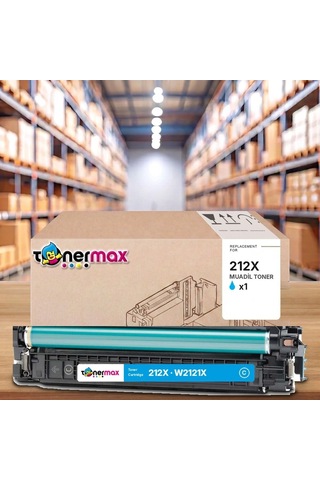 Hp 212x W2121x Mavi Uyumlu Toner - Çipli / Color Laserjet Enterprise M554 / M555 / Mfp M578