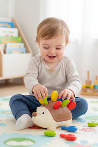 Renkli Kirpi Eğitici Bultak Zeka Oyunu