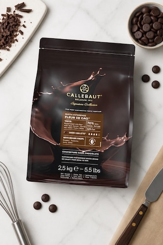 Callebaut Signature Collection Rustic Fleur De Cao Bitter Çikolata 2,5 Kg