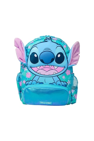 Smiggle - Stitch Junior Kapüşonlu Anaokulu Sırt Çantası Desenli