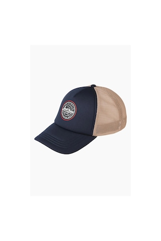 Jack & Jones Jacflorın Trucker Cap Erkek Mavi Şapka - 12229591