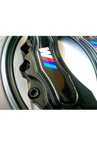 Bmw M Logolu Siyah Kaliper Kapağı 4 Parça