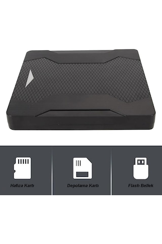 Monozone 5in1 Cd Oynatıcı Yazıcı Okuyucu Dvd Player Işıklı