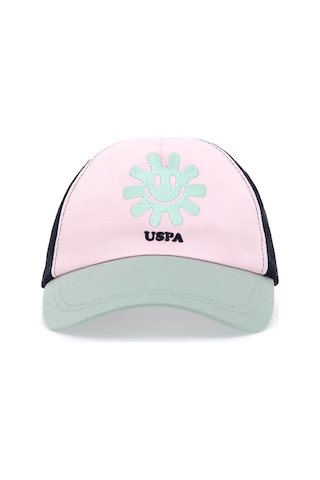 U.S. Polo Assn. Kız Çocuk Renkli Nakış Detaylı Fileli Şapka 50312280-VR033
