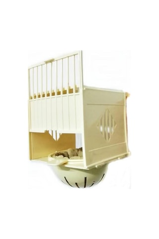 Keçeli Kapılı Dış Kanarya Yuva Seti 3'lü Kanarya Yuvası İpi