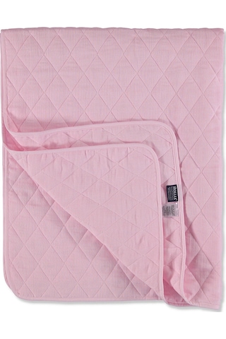 Mollia Dikişli Battaniye 80X100 Açık Pembe