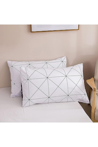 Mulberry Pandora Beyaz Nevresim Takımı Çift Kişilik- 200 x 220 Beyaz