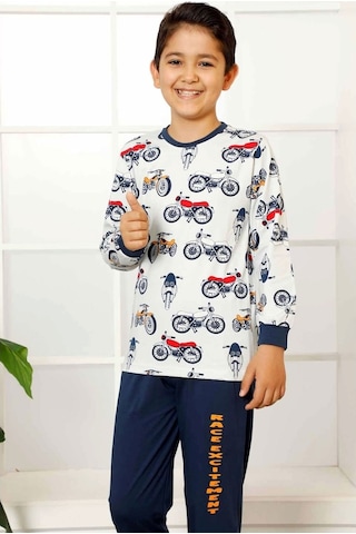Alimer Erkek Çocuk Uzun Kollu Pijama Takımı Edy5160Uk-I