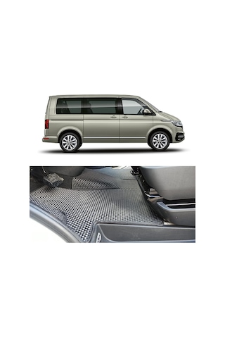 Bod Volkswagen Caravelle 3D Havuzlu Paspas 2003-2015