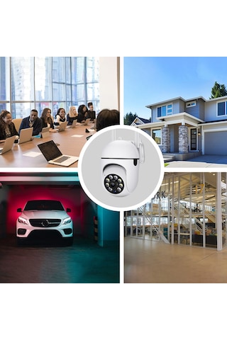 Akıllı Güvenlik Kamerası 1080p Hd Ev Kamerası Gece Görüşü Hareket Algılama 350 Eğim Bebek Hayvan Yaşlılar İçin