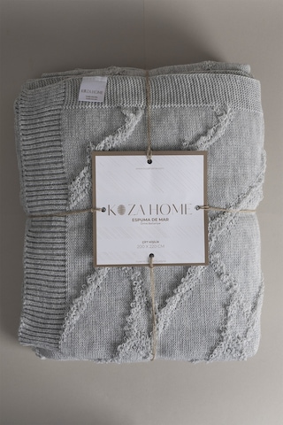 Espuma De Mar Gri Çift Kişilik Battaniye 200x220 37130 Gri