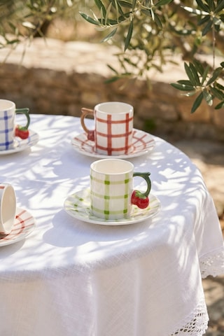 Fruit Garden 6 Kişilik Kahve Fincan Takımı - 90 Ml Renkli
