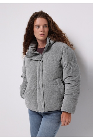 Colin's Colins Regular Fit Kapüşonlu Fermuarlı Astarlı Kadın Gri Mont Cl1076418 Q1.v1 Mga Gri Melanj