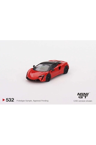 Mini Gt 1/64 Mclaren Artura Vermillion Red Çok Renkli