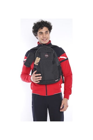 Escetic Spor Siyah Sırt Çantası-4064 Siyah