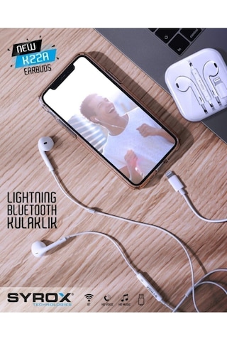 Apple Uyumlu iPhone 14 Pro Max Tak Kullan Kablolu Kulaklık