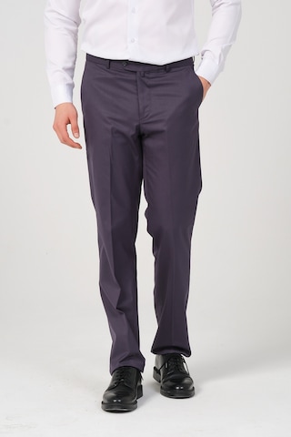 Erkek Regular Fit Kumaş Pantolon Füme