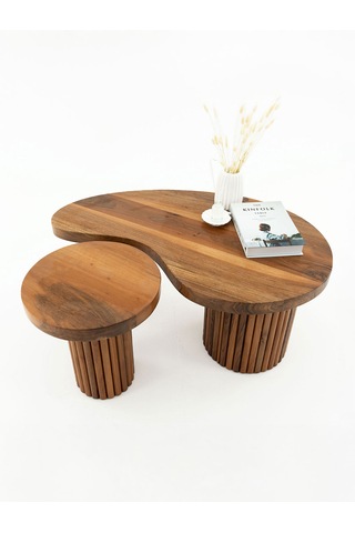 Çubuk Ayak Lara Model 2'li Yan Sehpa