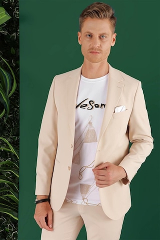 Efor C 645 Slim Fit Bej Spor Ceket Bej