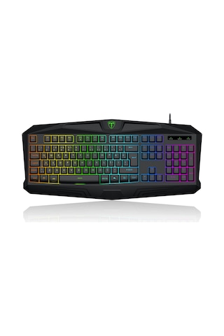 T-dagger Tanker, T-tgk106, Usb Kablolu, Türkçe Q, Rainbow Backlight, Membran Tuşlar, 104 Tuşlu, Gaming Klavye