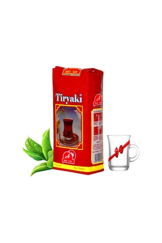 Avcı Çay Tiryaki Siyah Dökme Çay 1 KG + Kupa Bardak