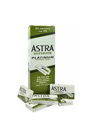 Astra Platinium Tıraş Jileti 5 x 20 Adet