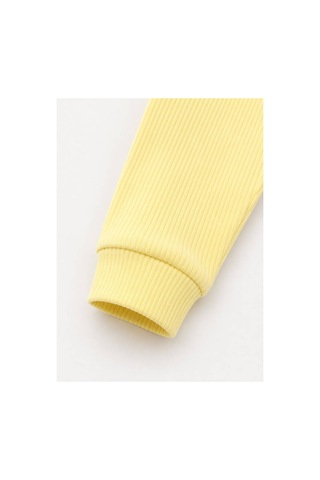 H&c Coolboy H&c Bebek Patiksiz Alt Pantolon %100 Pamuk Esnek Fitilli Ribana 0-36 Ay Sarı