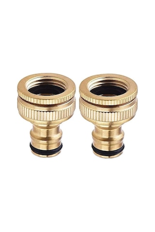 2'li Saf Bakır Bahçe Hortumu Bağlantısı Su Hortumu Bağlantısı - Wellngs Diğer