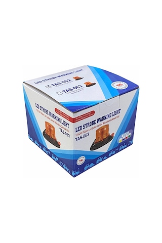 12V-24V Çakar Tepe Lamba Ledli Turuncu (110x126)