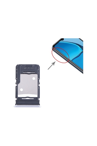 İnfinix Hot 20s Uyumlu Sim Tepsisi Eflatun X6827 Sim Ve Sd Kart Yuvası.