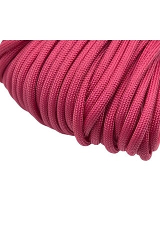 Polyester Paracord İp 660 Lb 4 Mm Fuşya 30 Metre