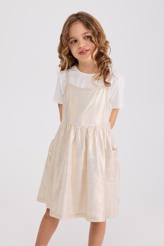 Panço Kız Çocuk Gold Elbise 2611gk26006 Sarı